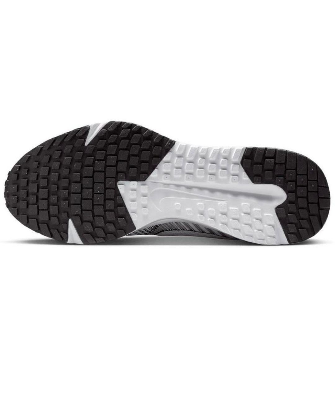 NIKE Белые текстильные низкие кроссовки / кеды, фото 4