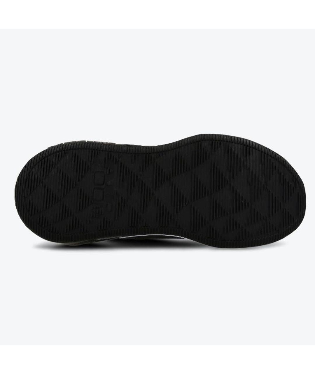 NIKE Черные текстильные низкие кроссовки / кеды, фото 6