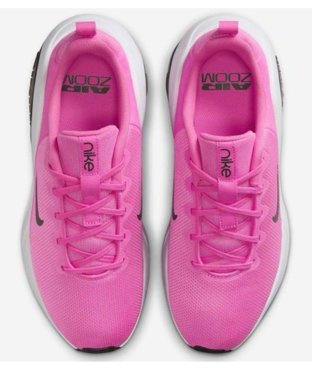 NIKE Фуксия текстильные низкие кроссовки / кеды, фото 2