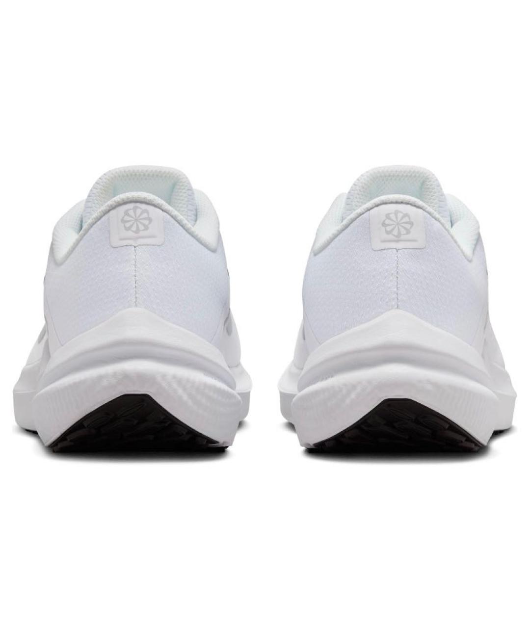 NIKE Белые текстильные низкие кроссовки / кеды, фото 3