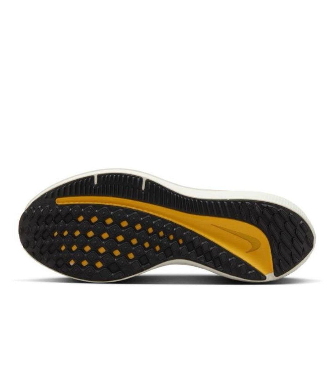 NIKE Черные текстильные низкие кроссовки / кеды, фото 6