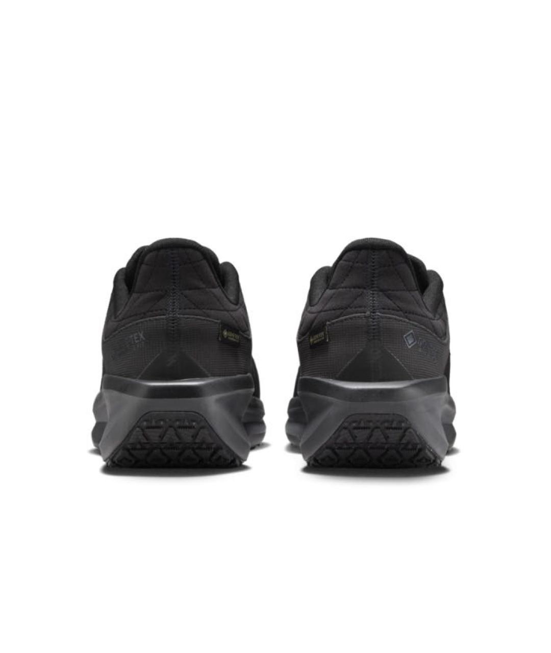 NIKE Черные текстильные низкие кроссовки / кеды, фото 4