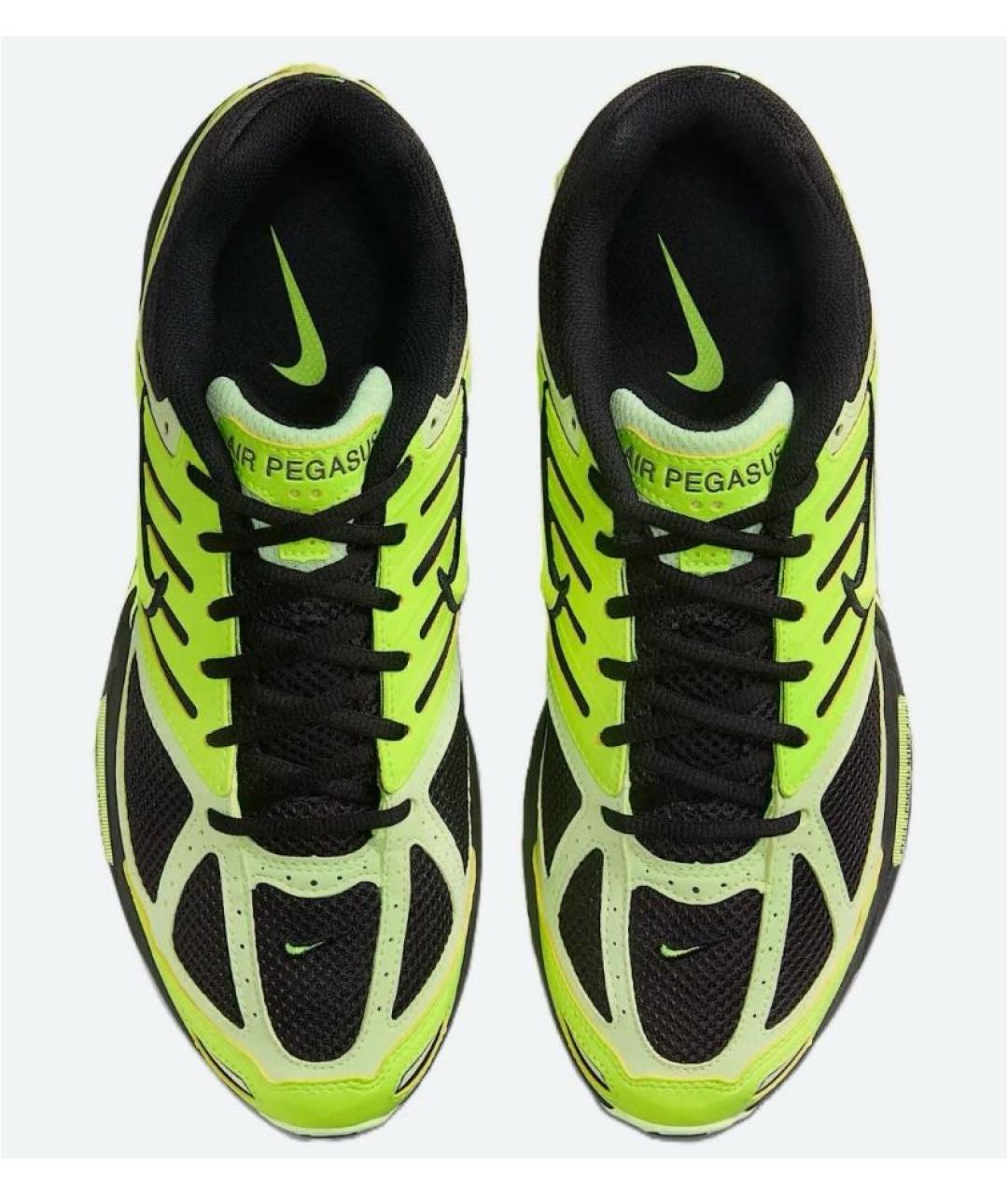 NIKE Салатовые текстильные низкие кроссовки / кеды, фото 3