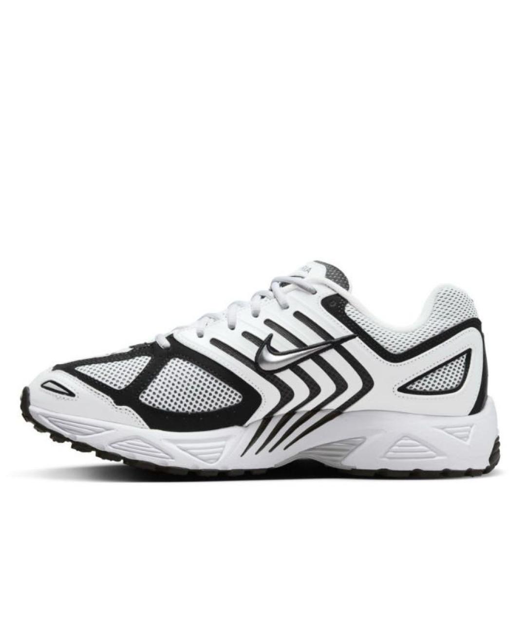 NIKE Белые текстильные низкие кроссовки / кеды, фото 5