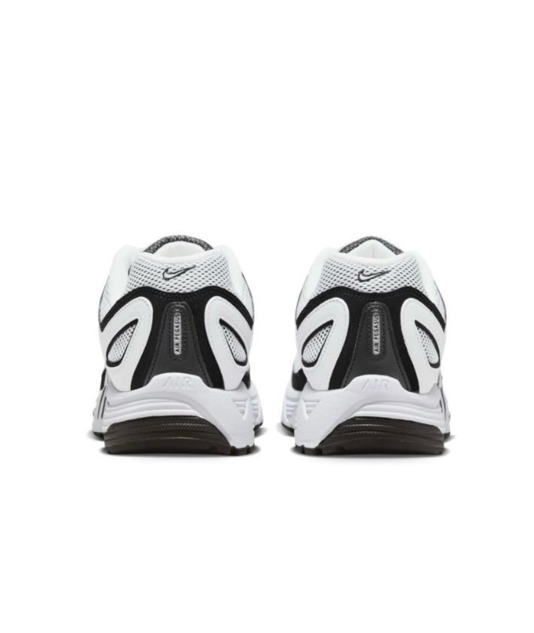 NIKE Белые текстильные низкие кроссовки / кеды, фото 4