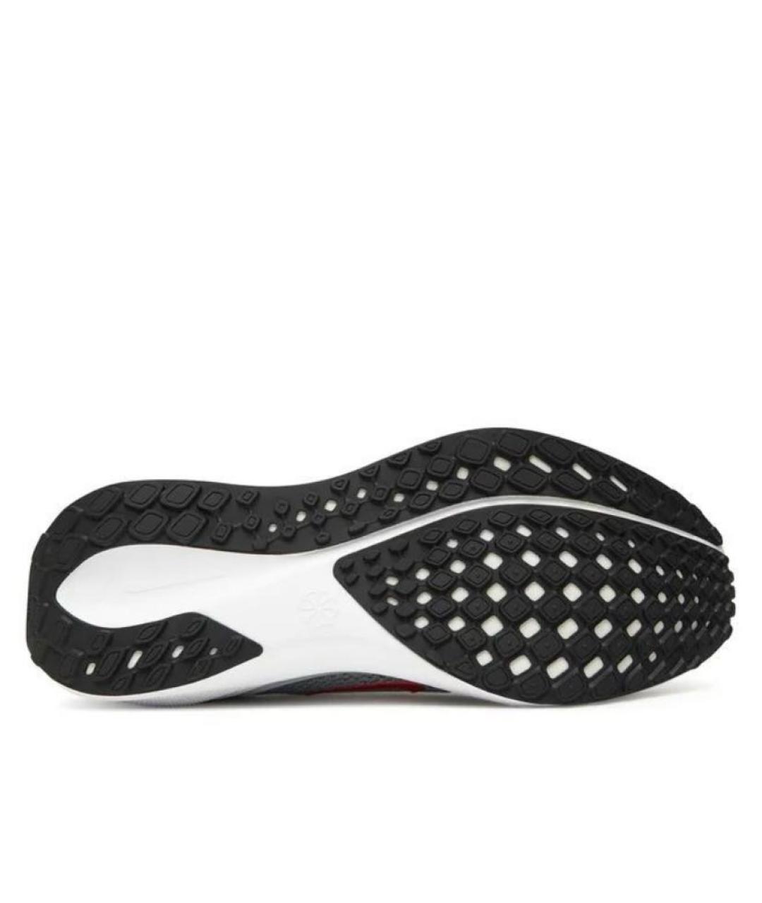 NIKE Серые текстильные низкие кроссовки / кеды, фото 5