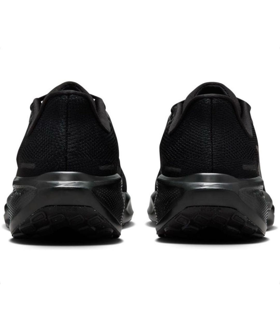 NIKE Черные текстильные низкие кроссовки / кеды, фото 4