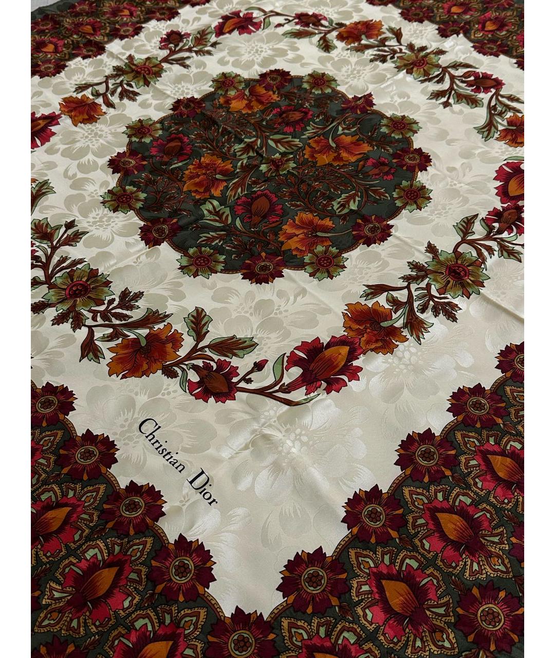 CHRISTIAN DIOR Мульти шелковый платок, фото 3