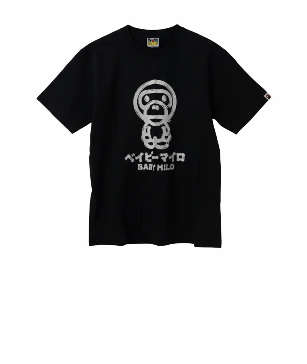 A BATHING APE Черная футболка, фото 1