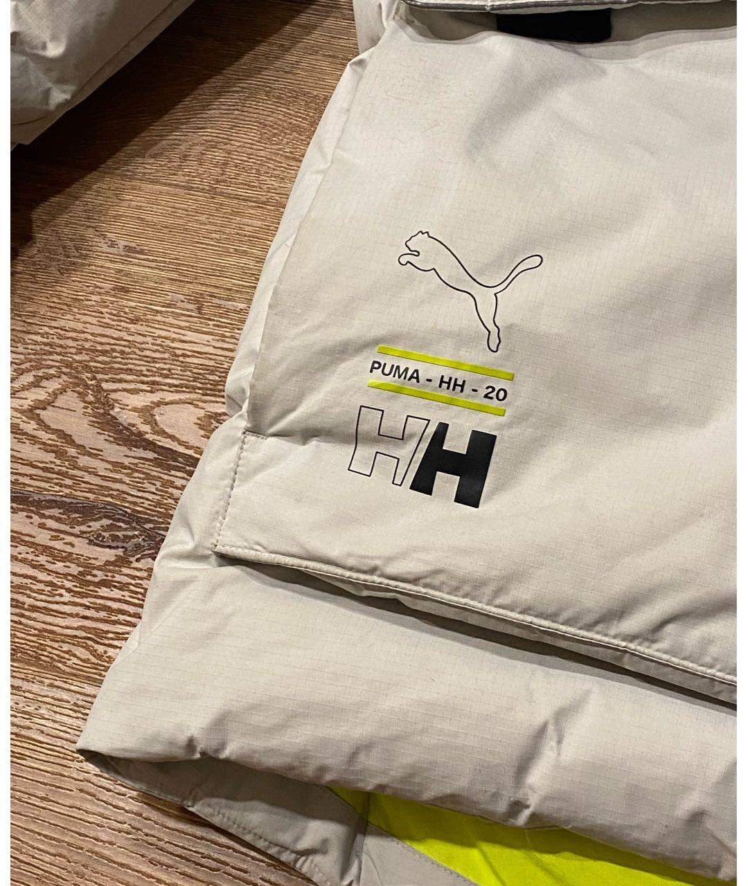 PUMA Белый полиэстеровый пуховик, фото 8