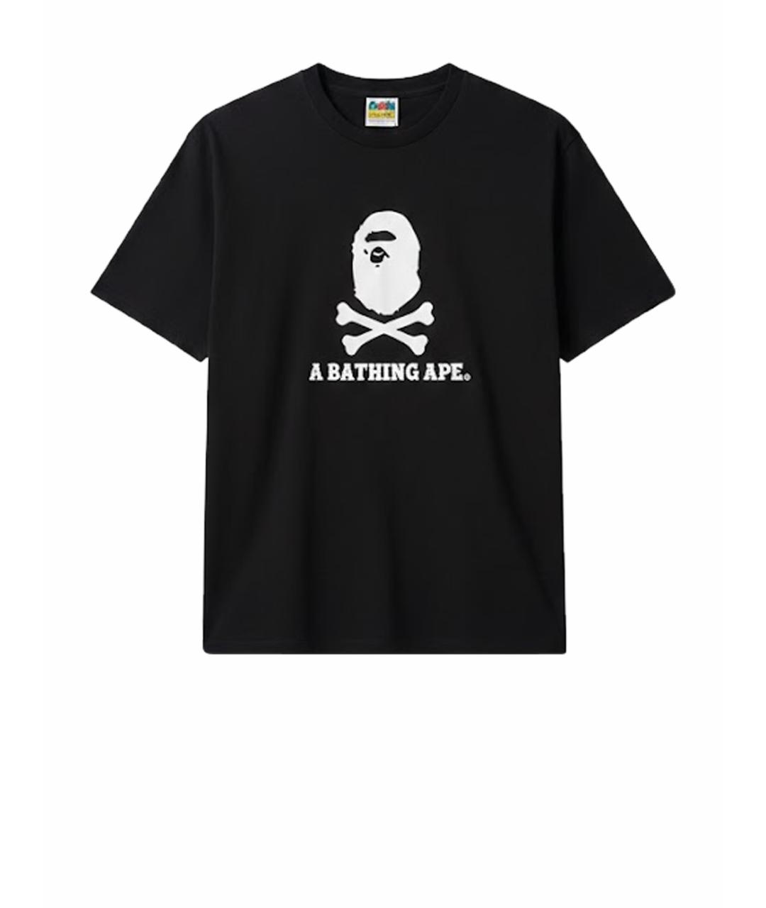A BATHING APE Черная футболка, фото 1