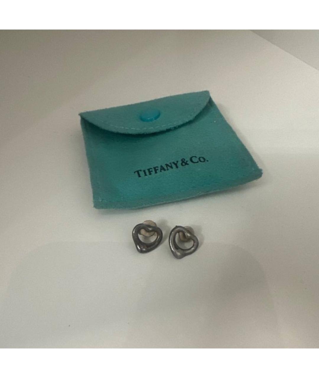 TIFFANY&CO Серебряные серебряные серьги, фото 2