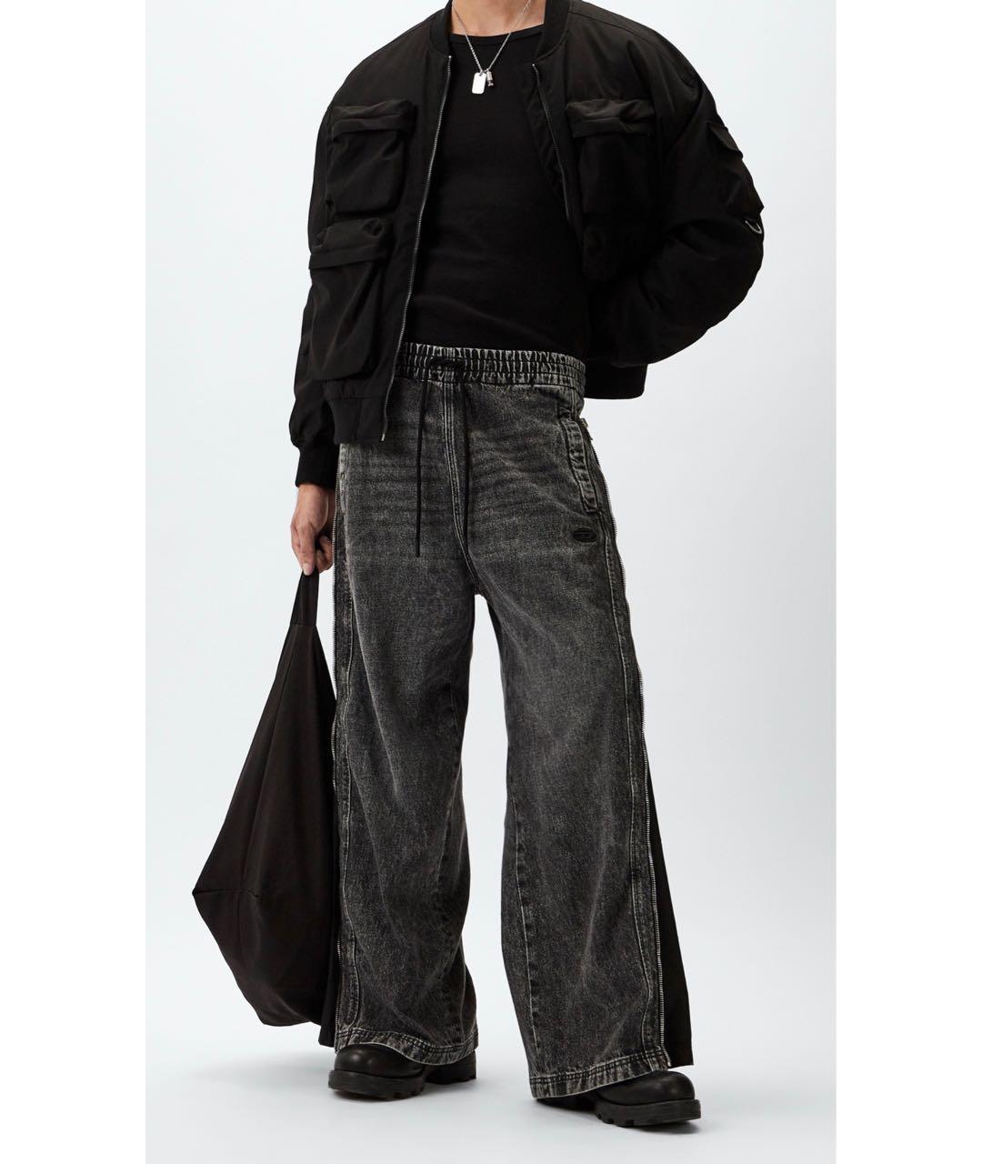 DIESEL Серые хлопковые джинсы, фото 3