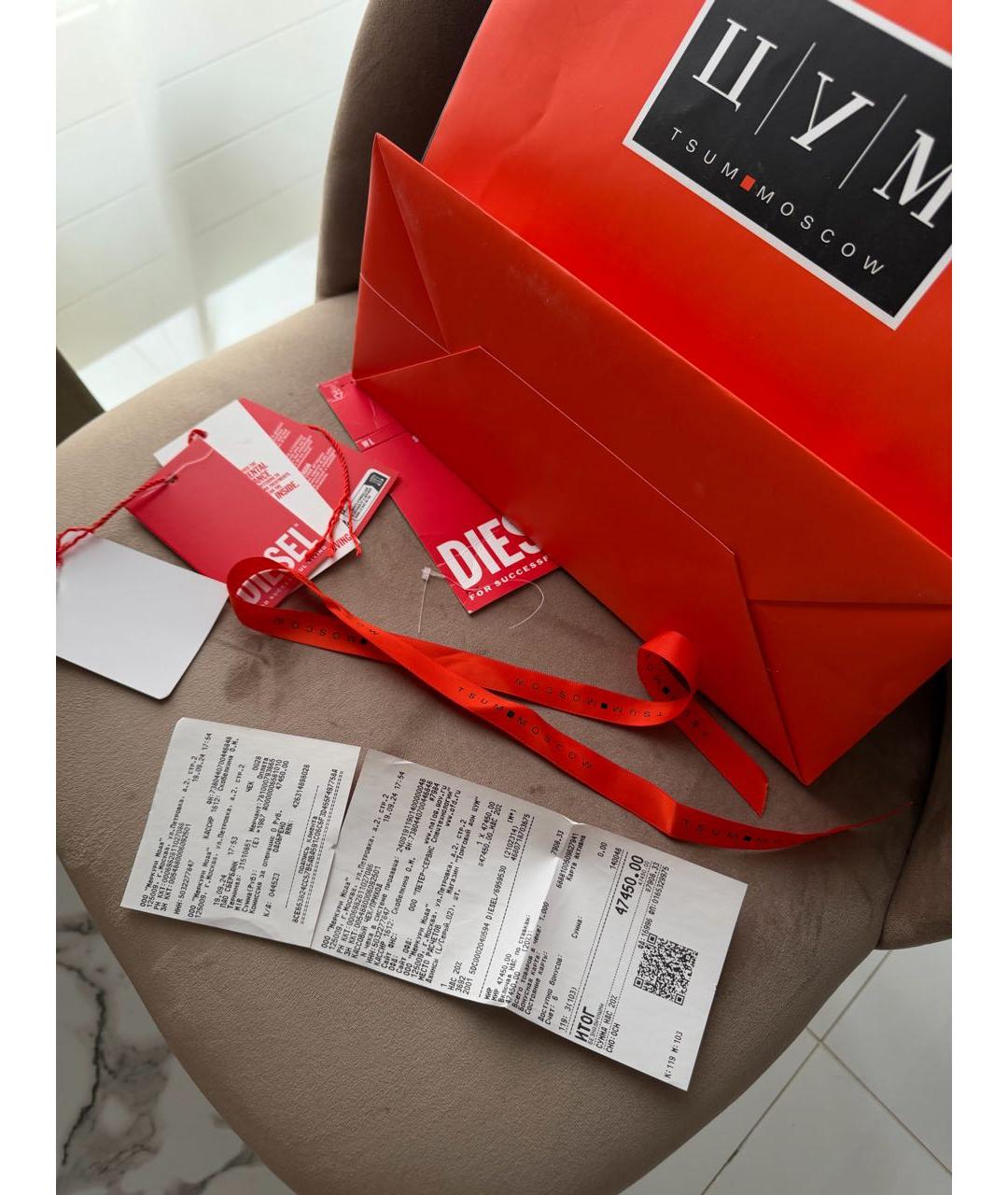 DIESEL Серые хлопковые джинсы, фото 4