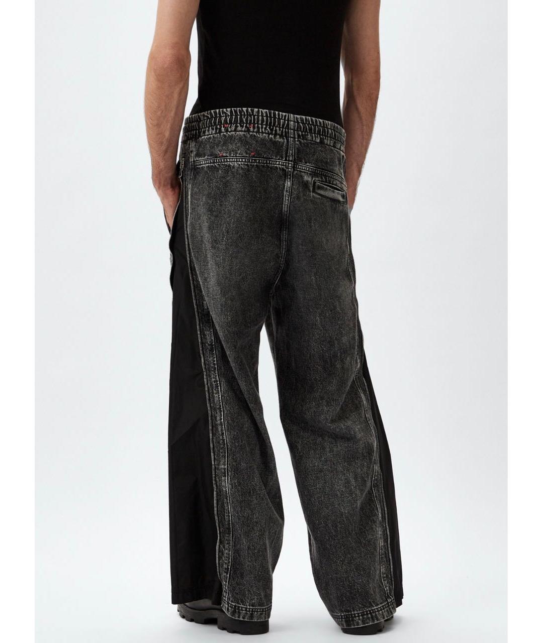 DIESEL Серые хлопковые джинсы, фото 2