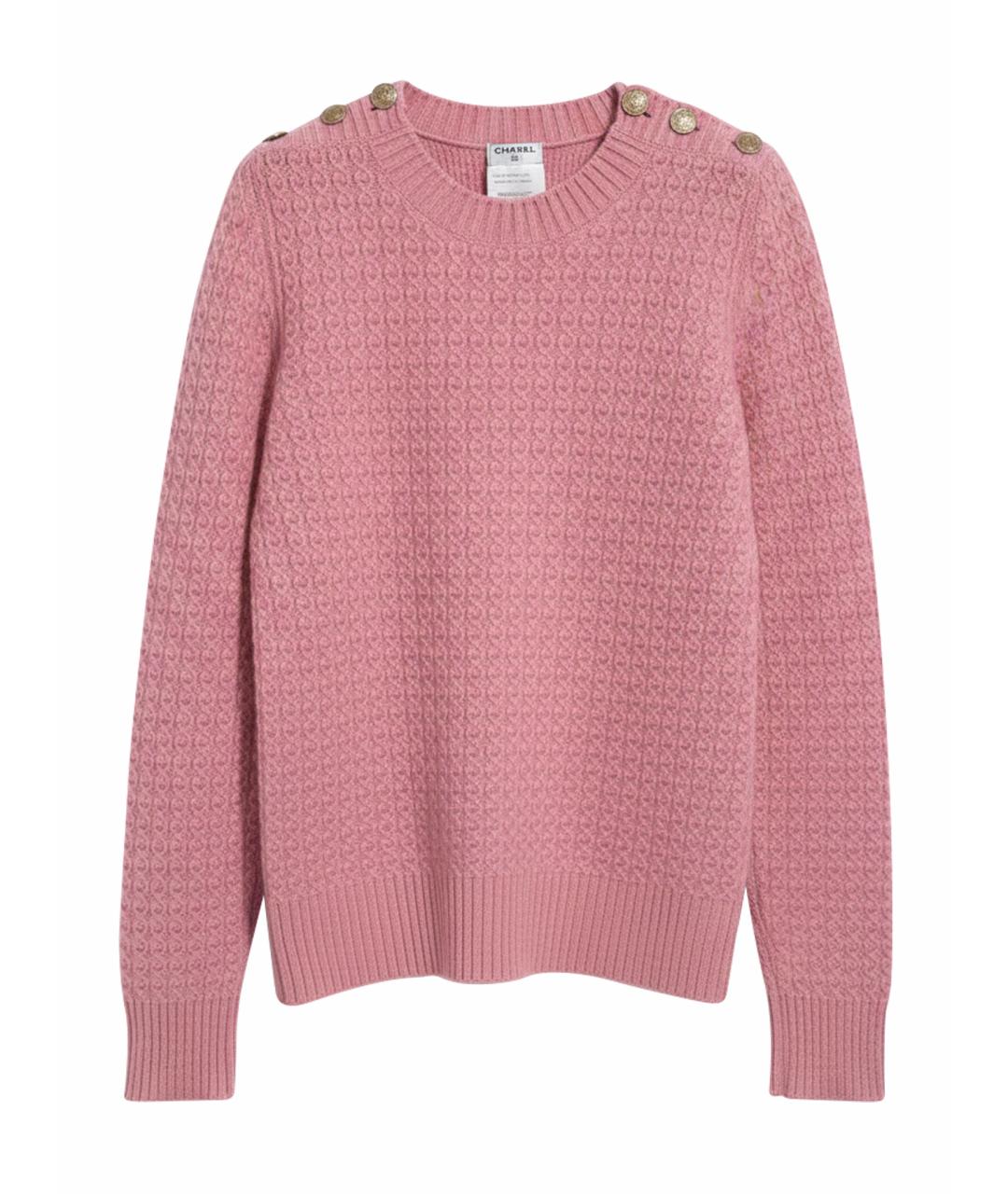 CHANEL Розовый кашемировый джемпер / свитер, фото 1