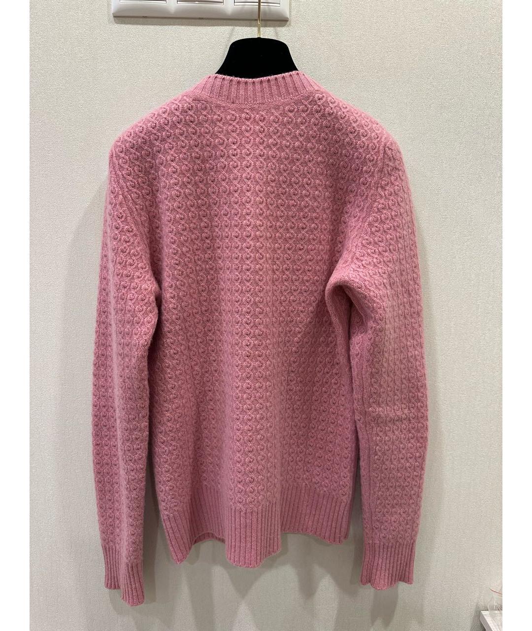 CHANEL Розовый кашемировый джемпер / свитер, фото 6