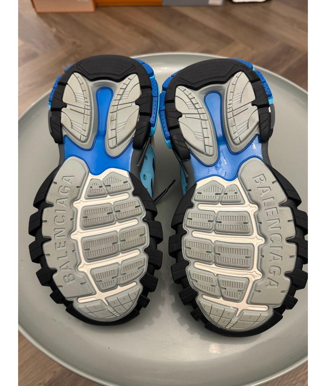 BALENCIAGA Синие текстильные кроссовки, фото 5