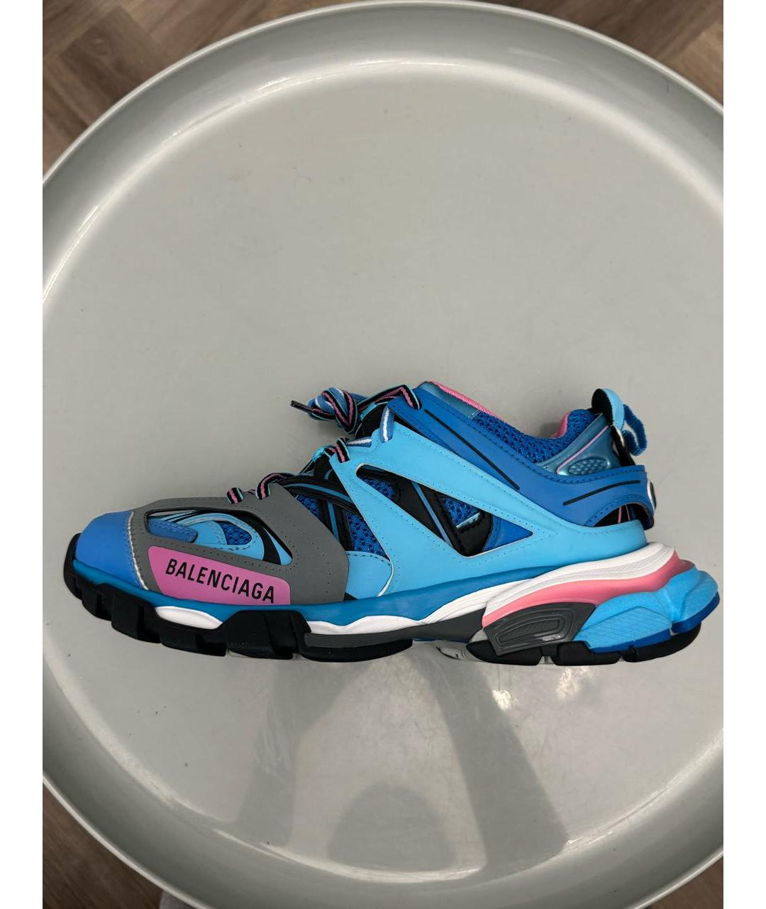 BALENCIAGA Синие текстильные кроссовки, фото 6