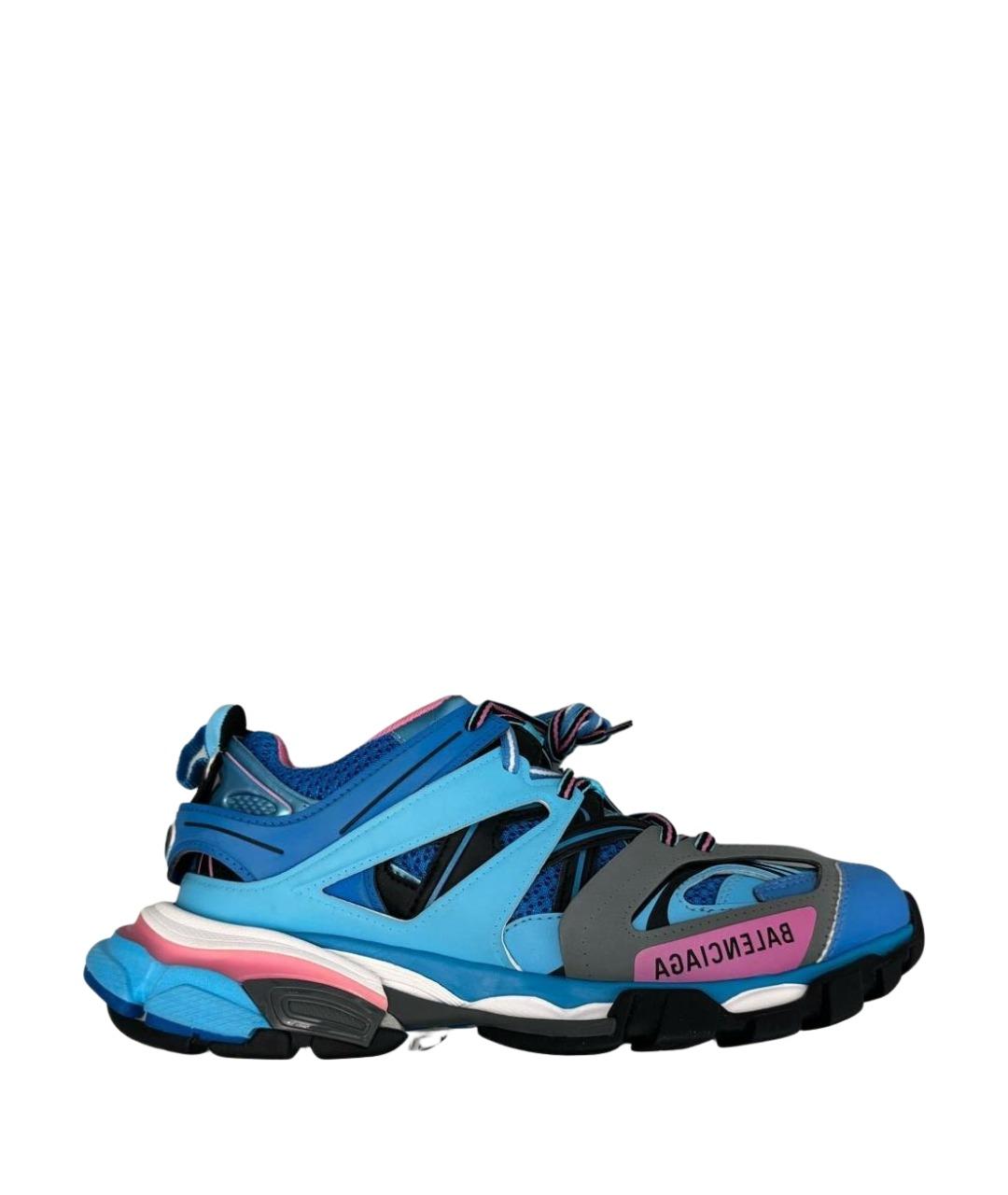 BALENCIAGA Синие текстильные кроссовки, фото 1
