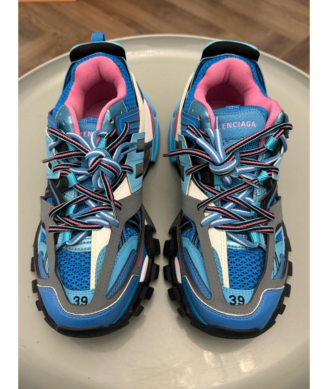 BALENCIAGA Синие текстильные кроссовки, фото 2