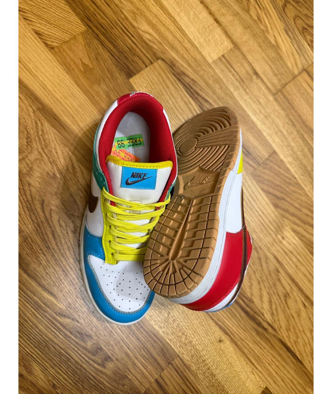 NIKE Мульти кожаные кроссовки, фото 6