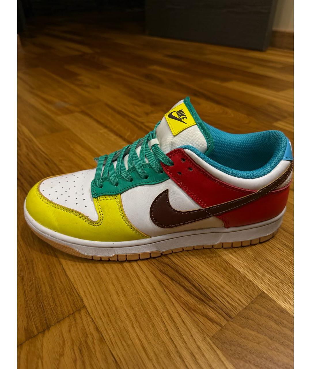 NIKE Мульти кожаные кроссовки, фото 7