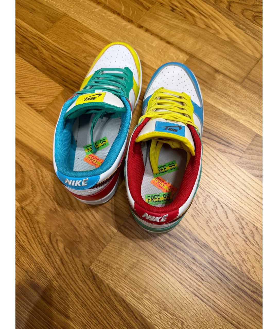 NIKE Мульти кожаные кроссовки, фото 3