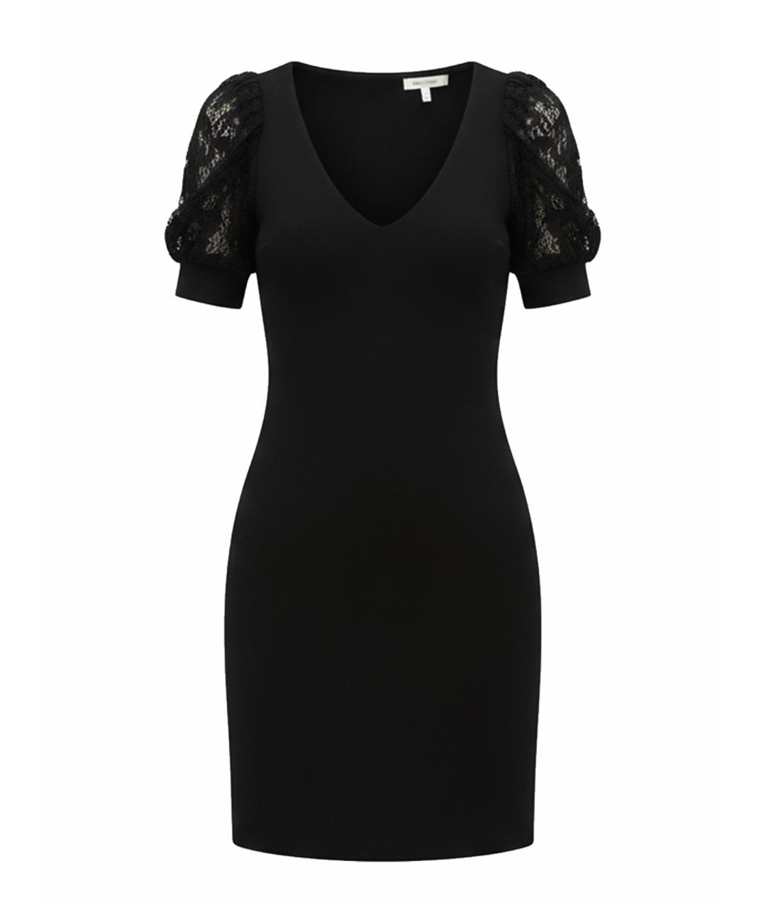 CHRISTIAN DIOR Черное хлопковое вечернее платье, фото 1