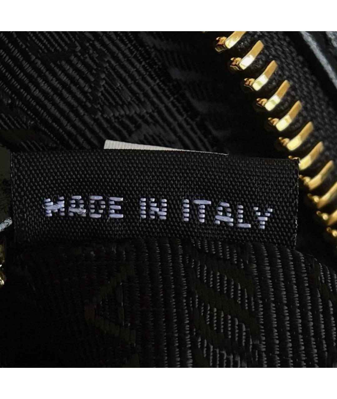 PRADA Черная сумка через плечо из лакированной кожи, фото 6