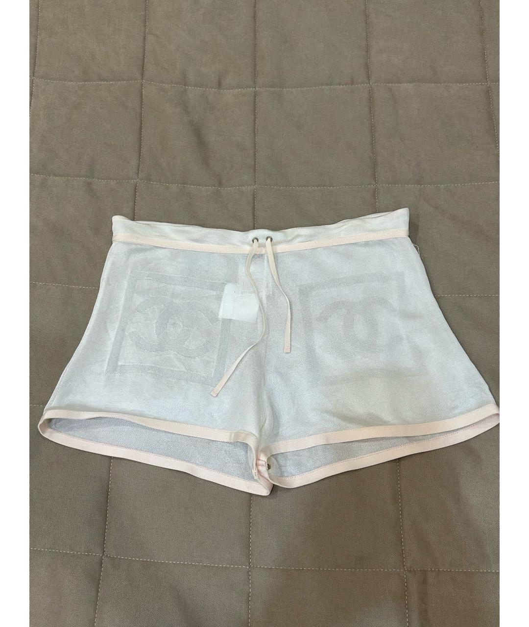 CHANEL Бежевые шорты, фото 8