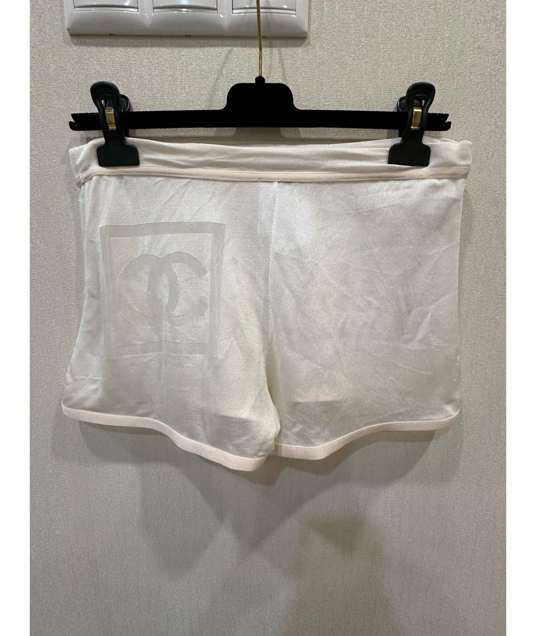 CHANEL Бежевые шорты, фото 3