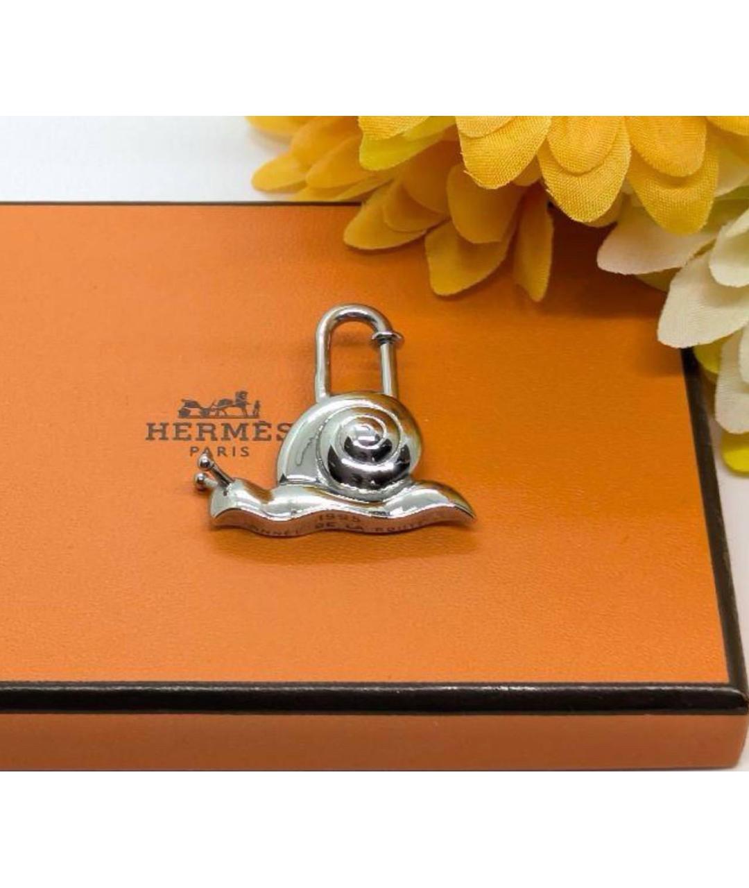 HERMES Серебрянный брелок, фото 3