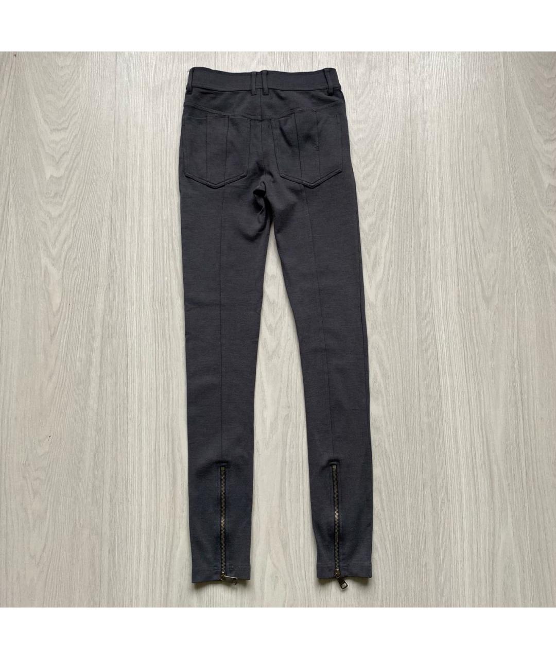 BURBERRY Антрацитовые брюки узкие, фото 5