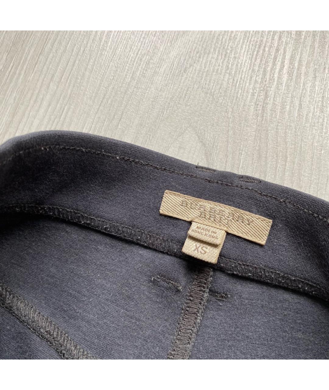 BURBERRY Антрацитовые брюки узкие, фото 7