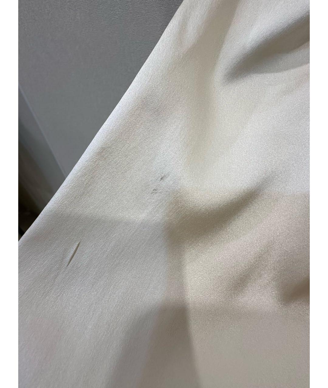 CHANEL Бежевая шелковая блузы, фото 7