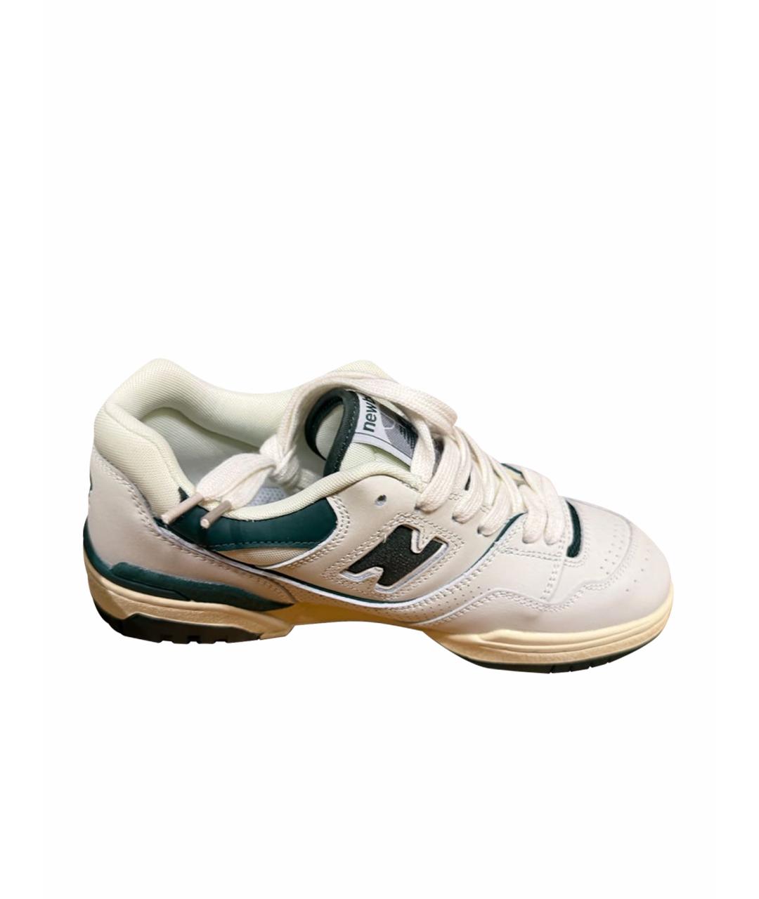 NEW BALANCE Белые кожаные кроссовки, фото 1