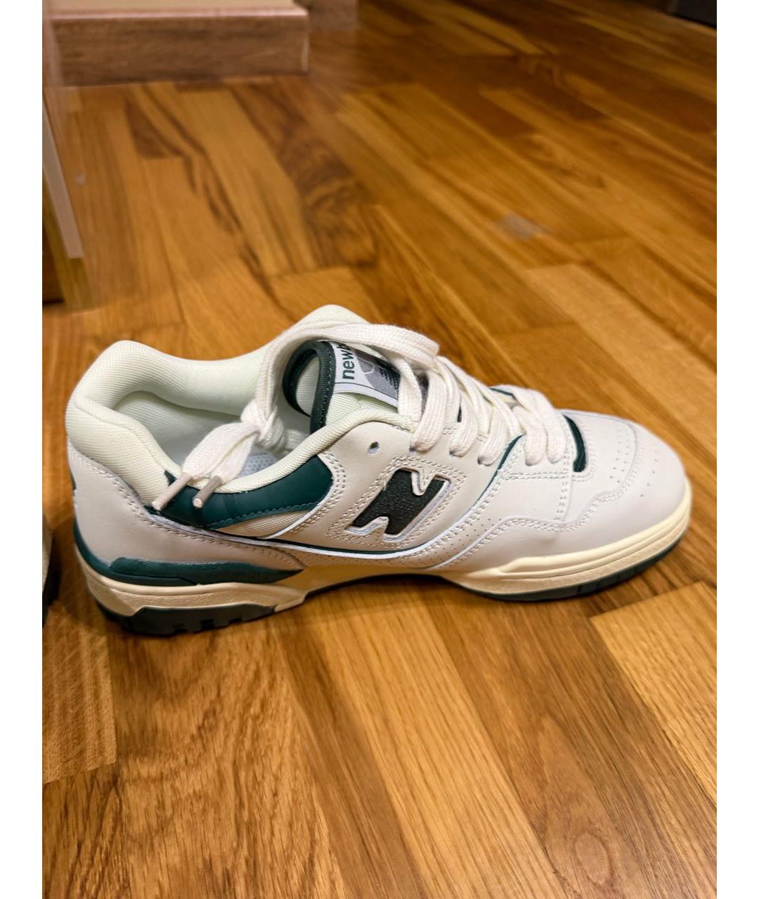 NEW BALANCE Белые кожаные кроссовки, фото 8