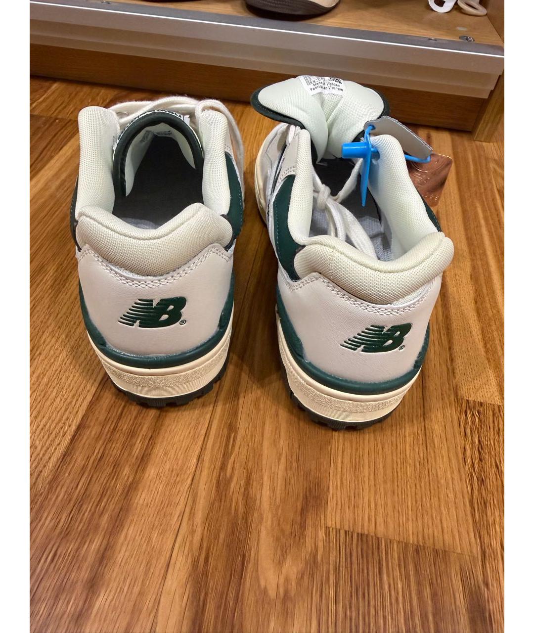 NEW BALANCE Белые кожаные кроссовки, фото 5