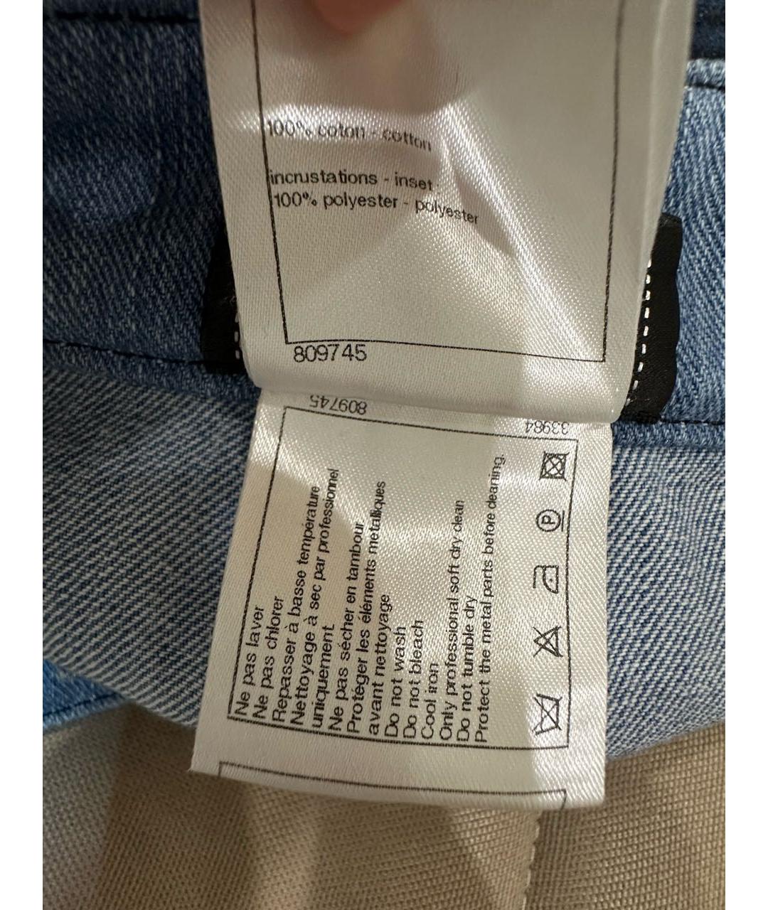 CHANEL Синие шорты, фото 7