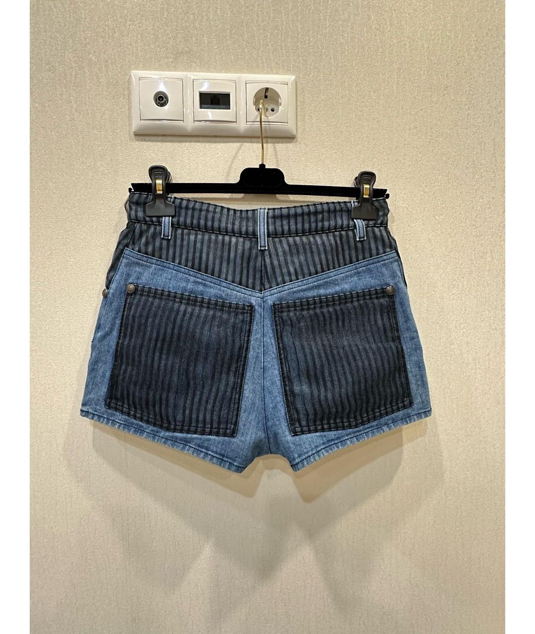 CHANEL Синие шорты, фото 3