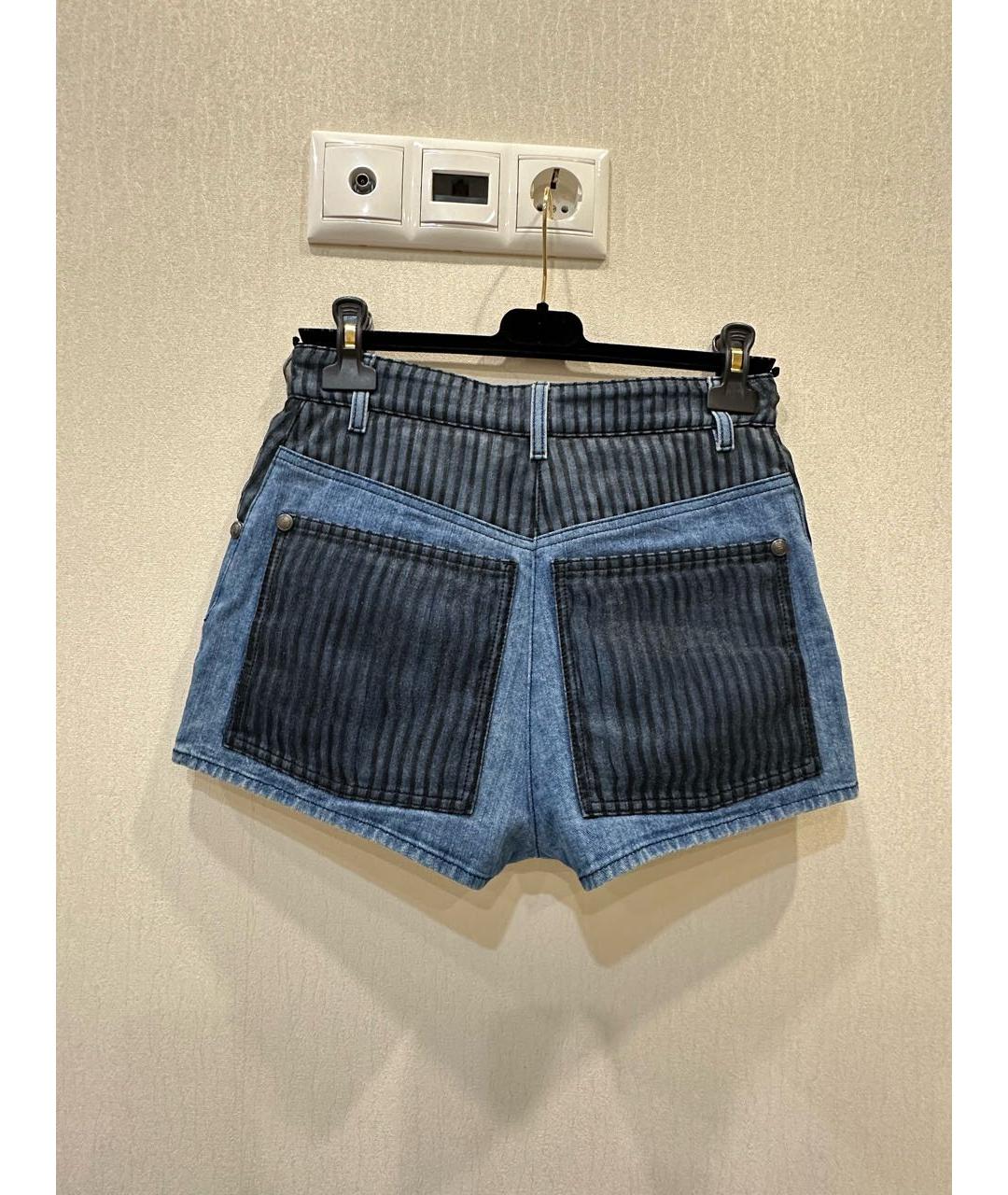CHANEL Синие шорты, фото 6