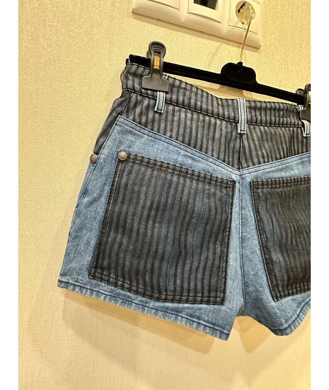 CHANEL Синие шорты, фото 4