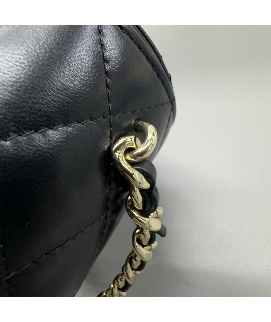 CHANEL Черная кожаная сумка через плечо, фото 5