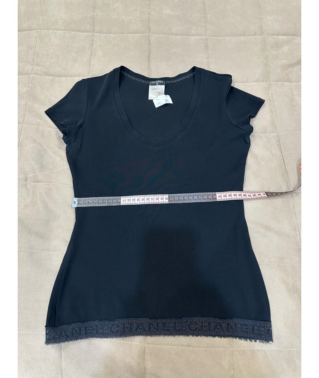 CHANEL Черная футболка, фото 7