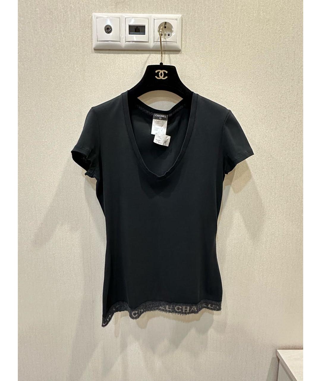 CHANEL Черная футболка, фото 9