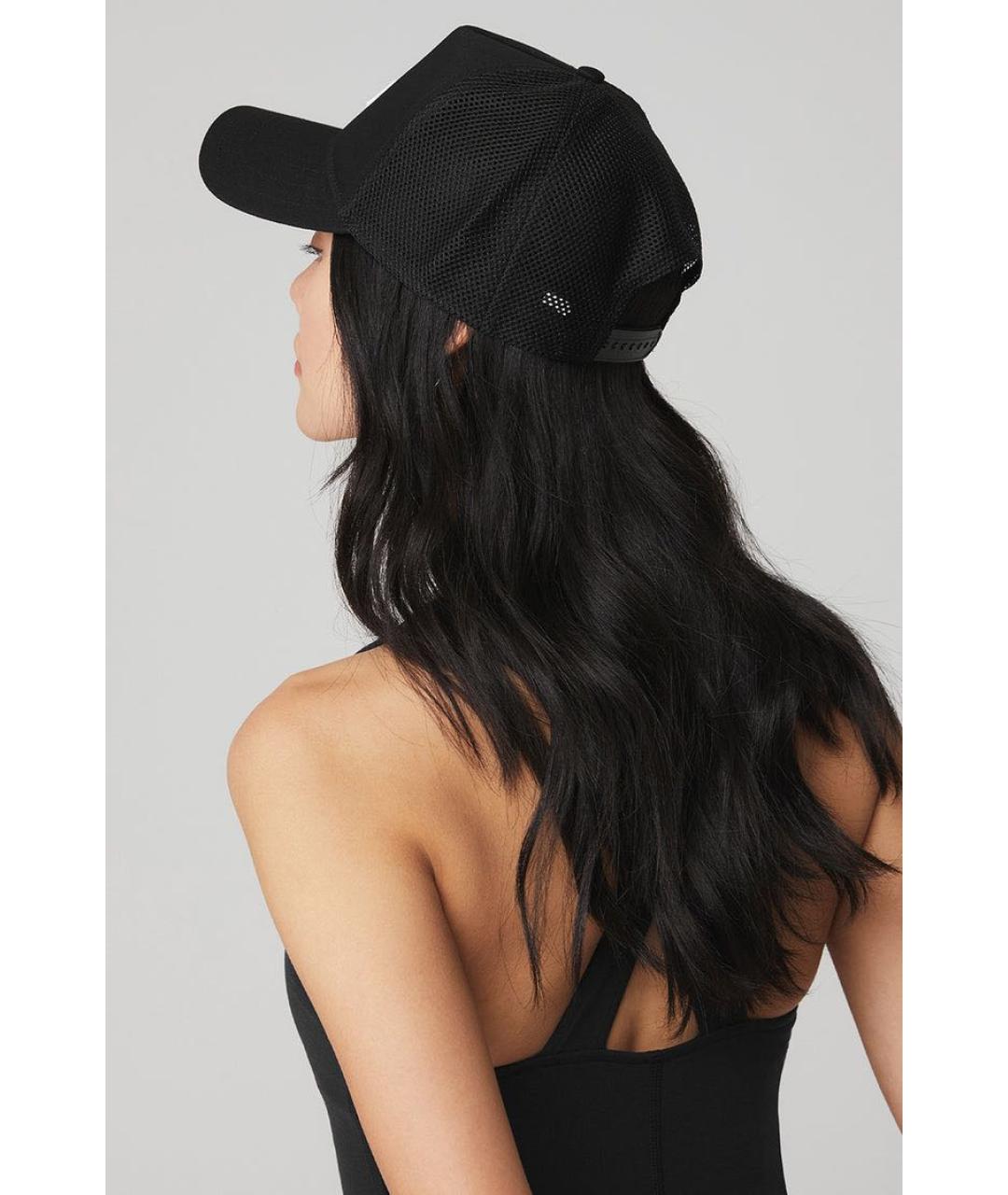 ALO YOGA Черная кепка, фото 4