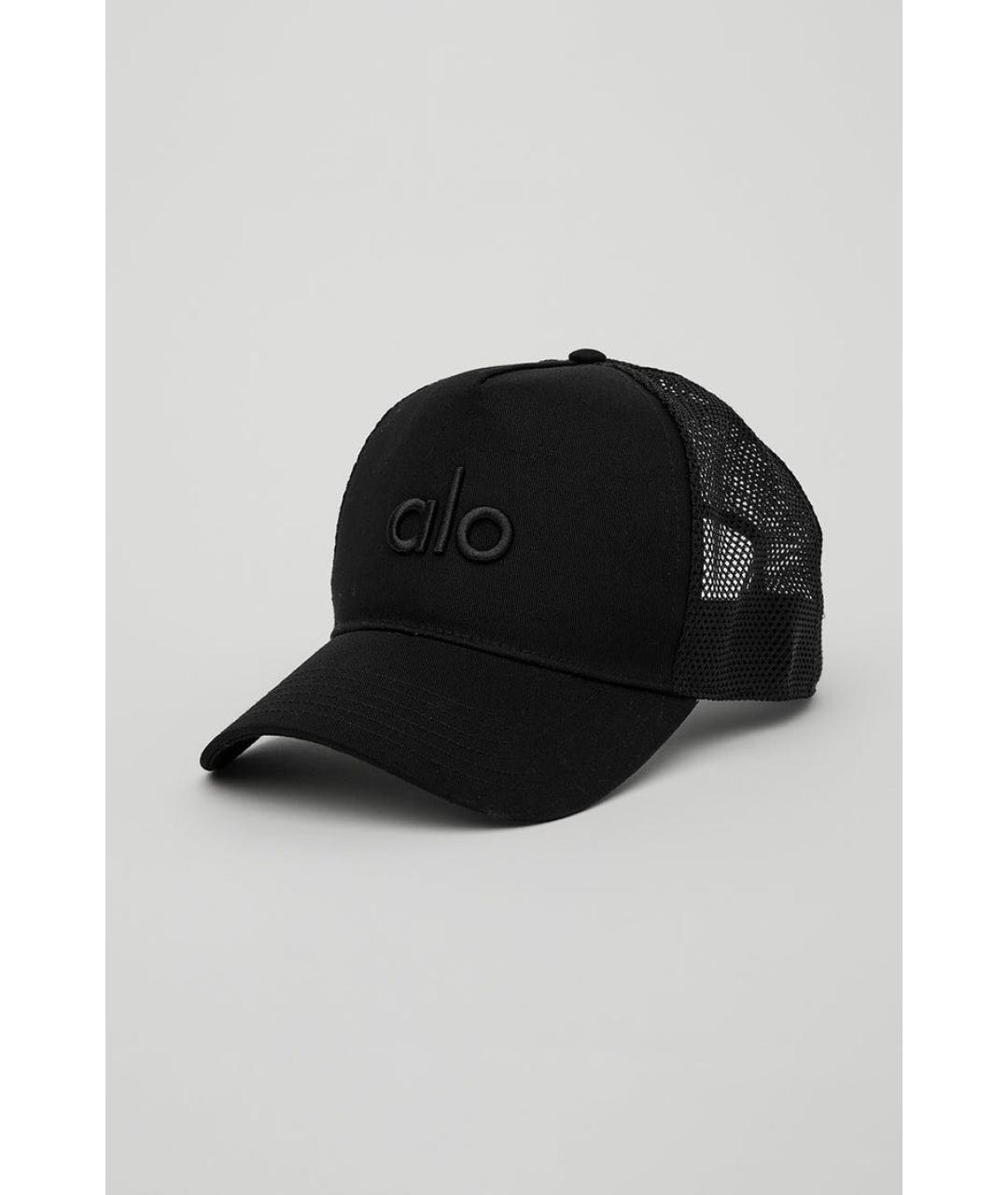 ALO YOGA Черная кепка, фото 2