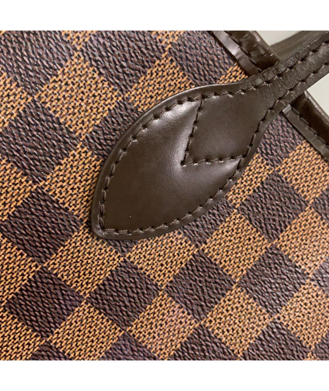 LOUIS VUITTON Коричневая сумка тоут, фото 8
