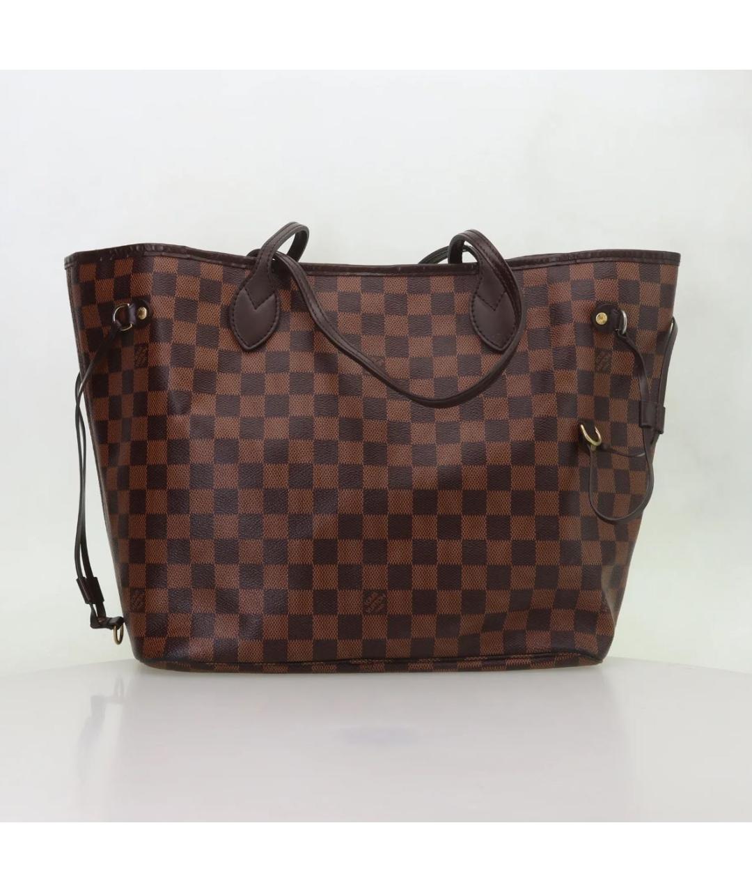 LOUIS VUITTON Коричневая сумка тоут, фото 3